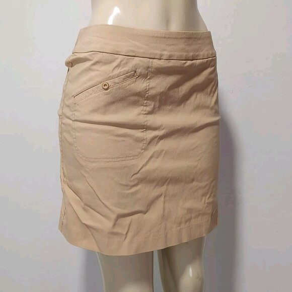 Jamie Sadock Golf / Tennis Skort Beige Single Front Pocket Women's Size 6 - Picture 1 of 11